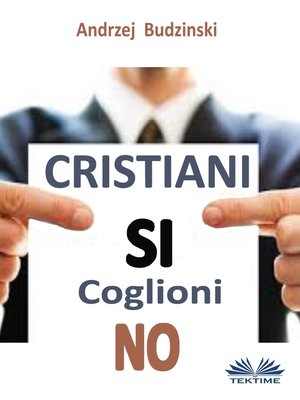 cover image of Cristiani Si Coglioni No